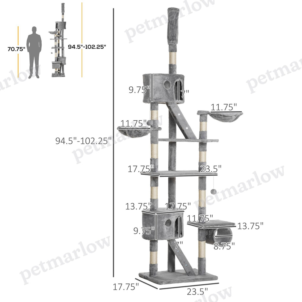 Adjustable Floor to Ceiling Cat Tree – view 6
