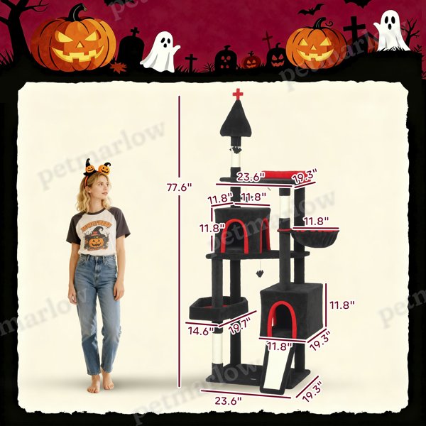 Flower Cat Tree – view 6