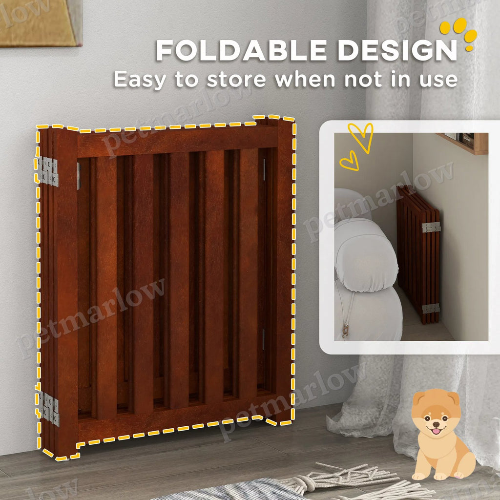 Foldable Dog Gate with Door, 4 Panels – view 5