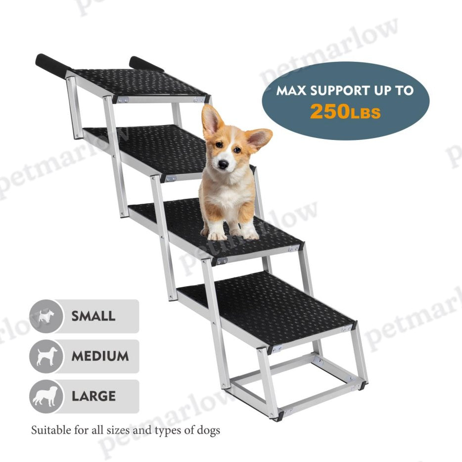 Foldable Dog Ramp for Cars and SUVs with Non-Slip Surface – view 6