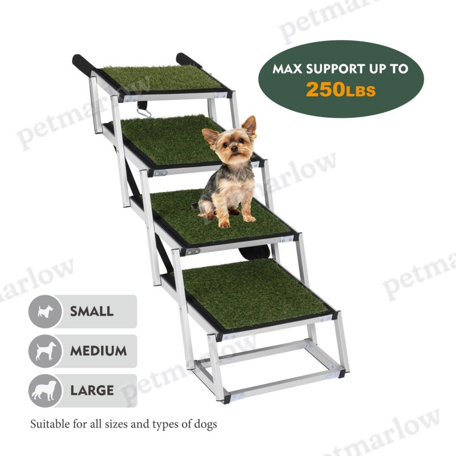 Foldable Dog Ramp for Easy Car Access and Mobility Support – view 2