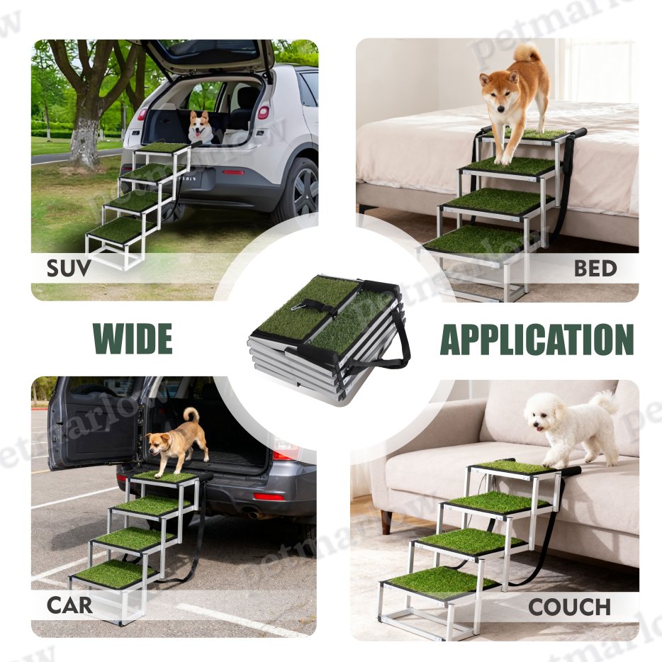 Foldable Dog Ramp for Easy Car Access and Mobility Support – view 3