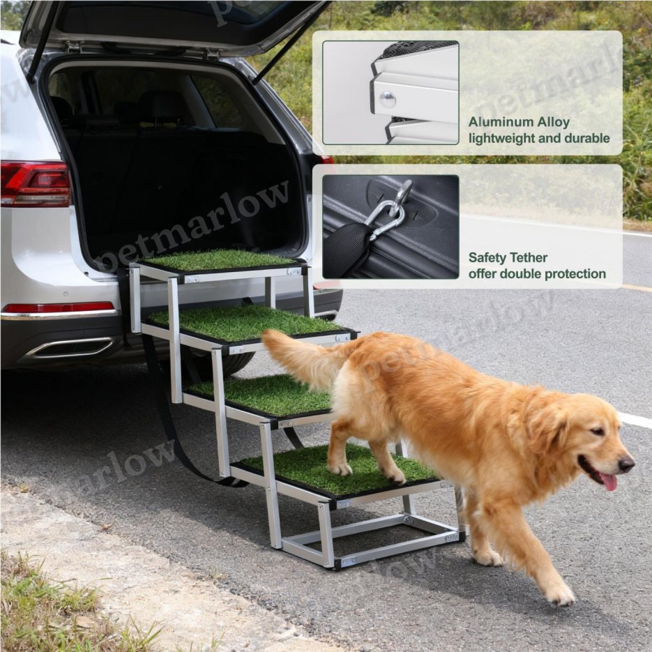 Foldable Dog Ramp for Easy Car Access and Mobility Support – view 4
