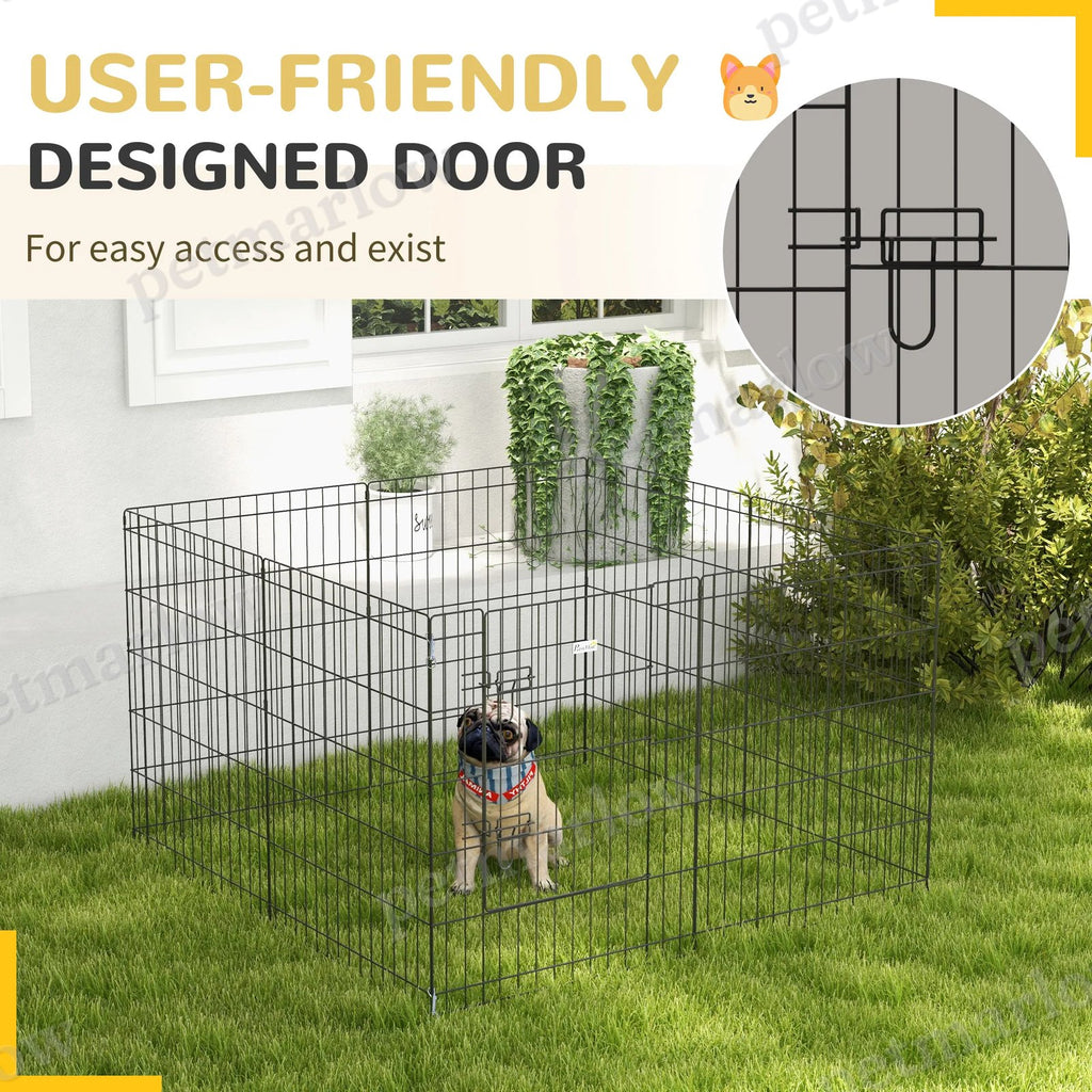 Foldable Metal Exercise Pet Playpen for Dogs and Small Animals – view 4
