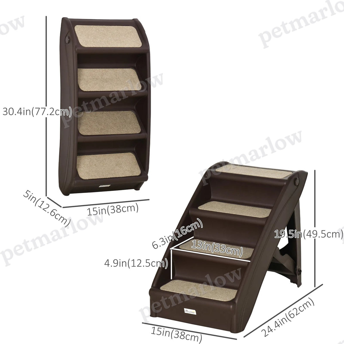 Foldable Pet Stairs for Easy Access to High Places – view 4