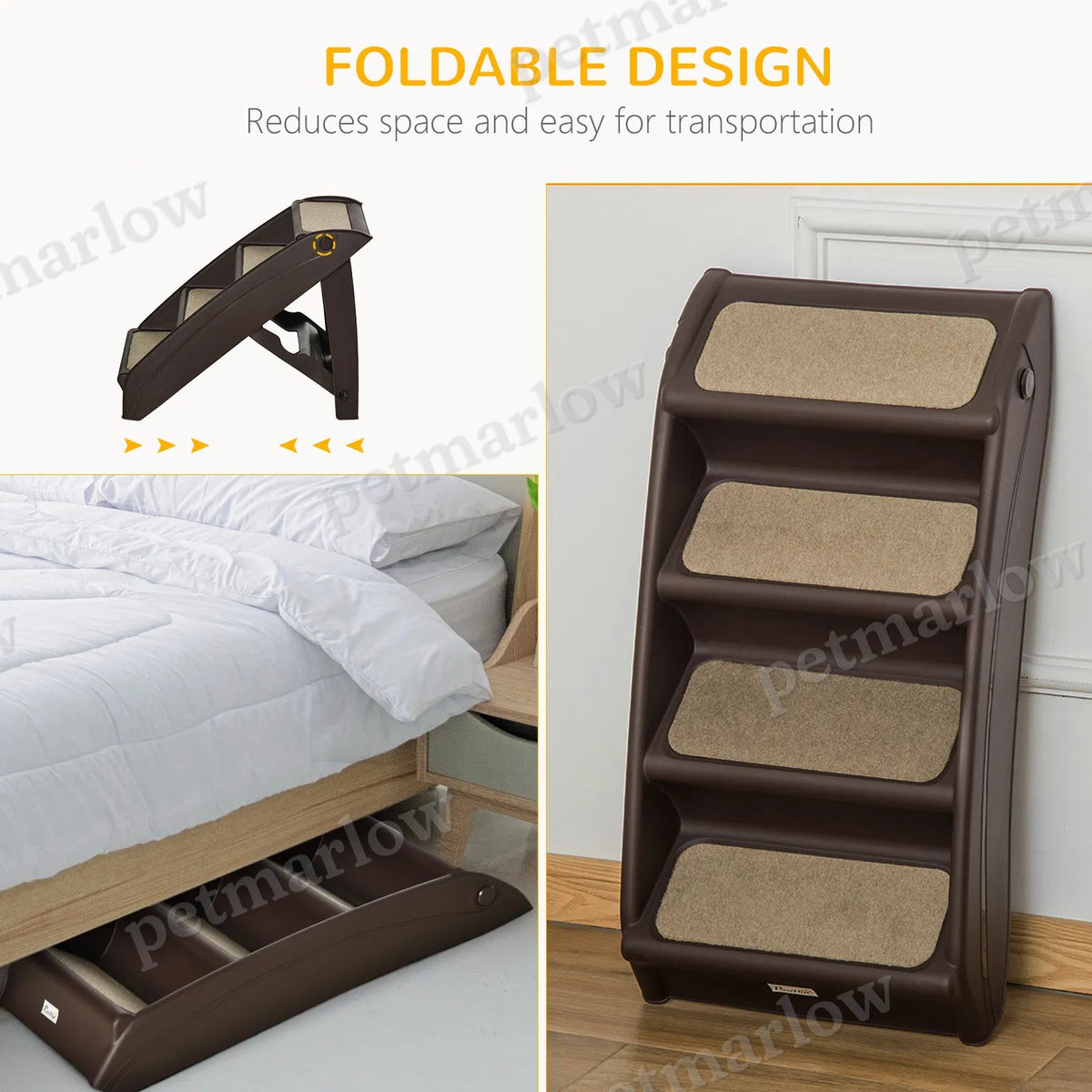 Foldable Pet Stairs for Easy Access to High Places – view 6