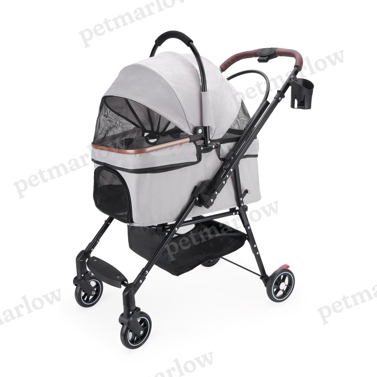 Foldable Pet Stroller For Small Dogs & Cats – view 3
