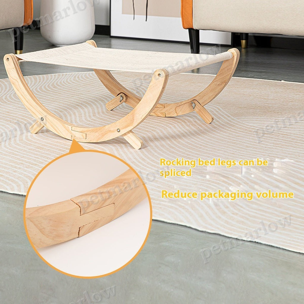 Foldable Solid Wood Cat Hammock Bed – view 5