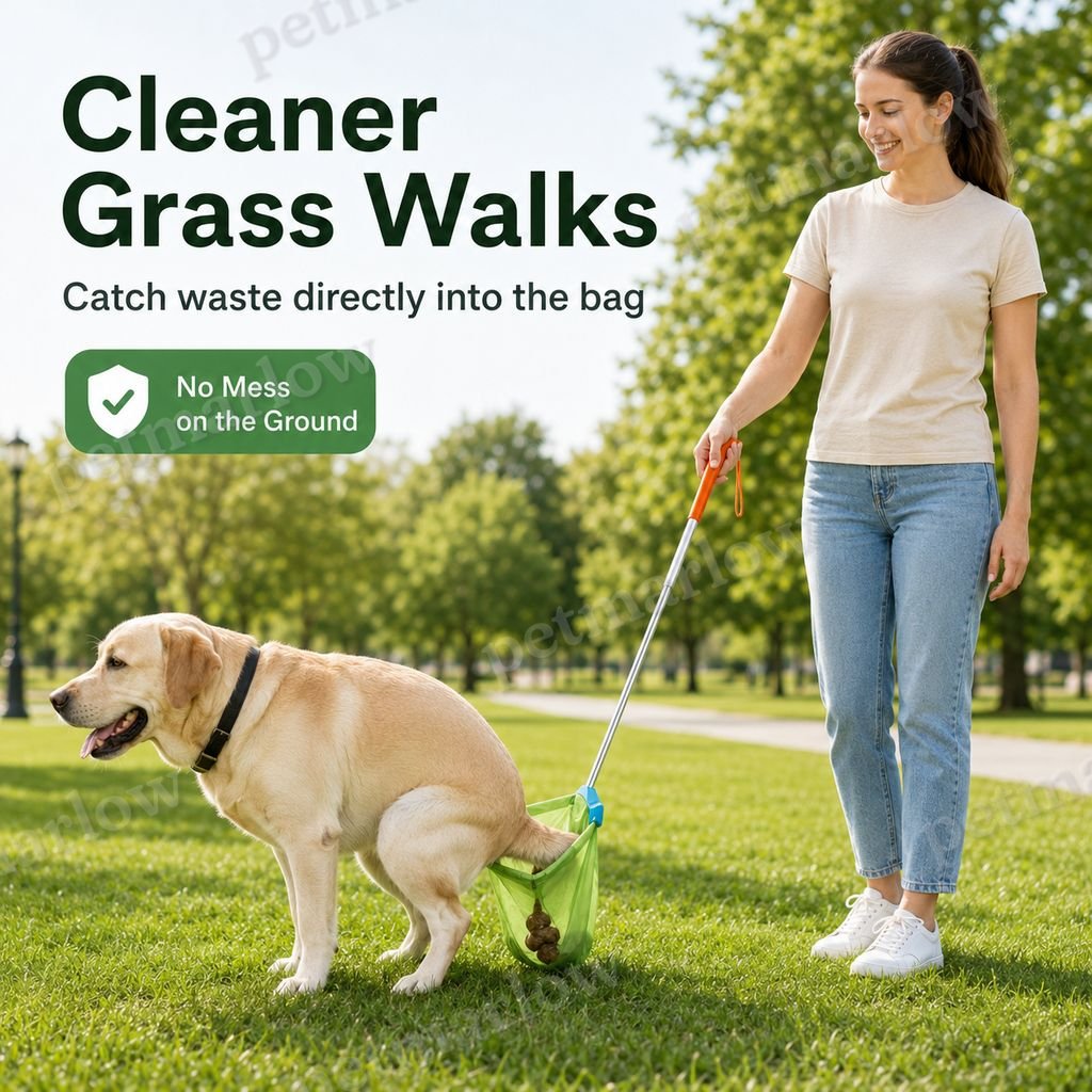 Foldable Telescopic No-Bend Dog Poop Catcher – view 4