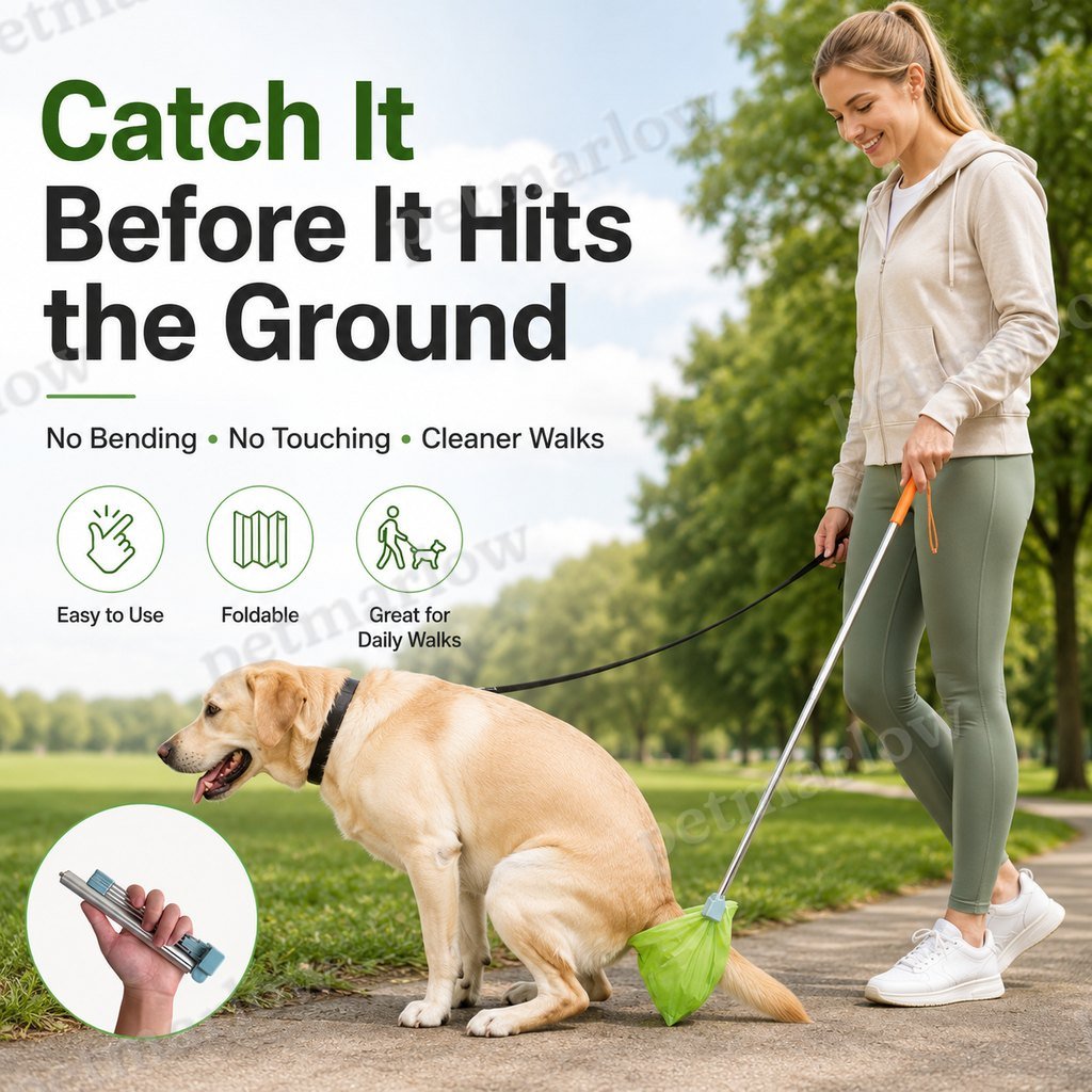 Foldable Telescopic No-Bend Dog Poop Catcher – view 6