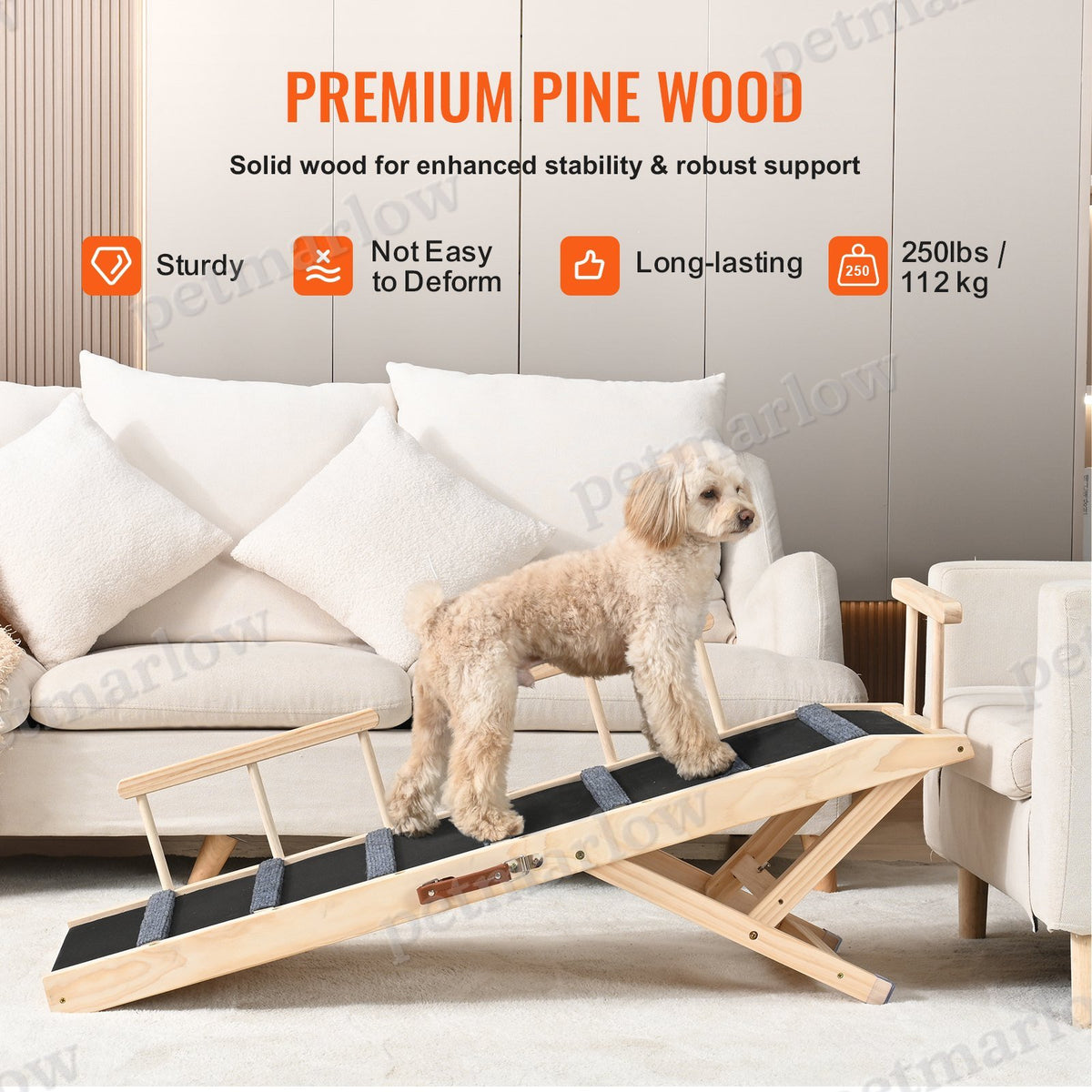 Folding Adjustable Dog Ramp for Easy Pet Access – view 4