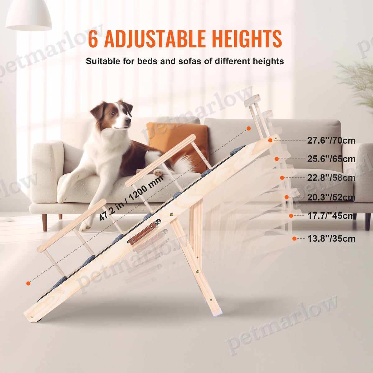 Folding Adjustable Dog Ramp for Easy Pet Access – view 6