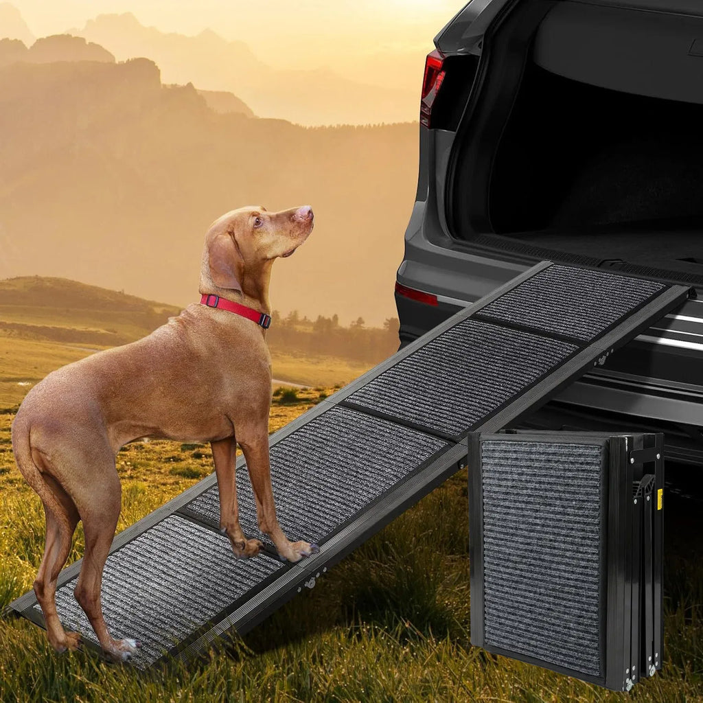 Folding Dog Ramp for Car, SUV & Truck – Portable Non-Slip Ramp