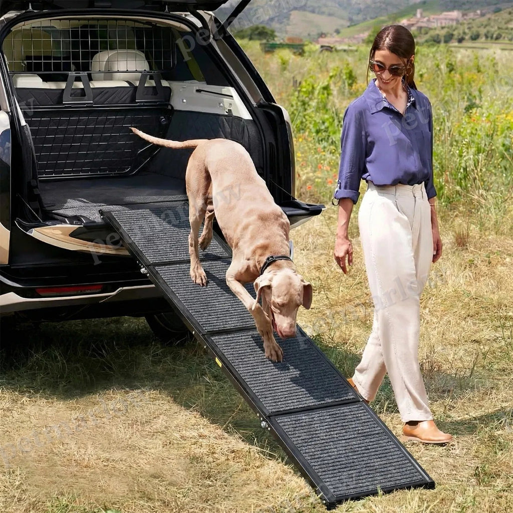Folding Dog Ramp for Car, SUV & Truck – Portable Non-Slip Ramp – view 3