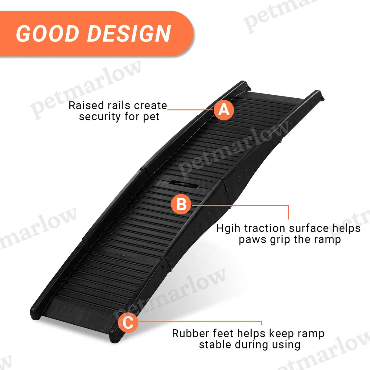 Folding Dog Ramp for Easy Car Access and Travel – view 4