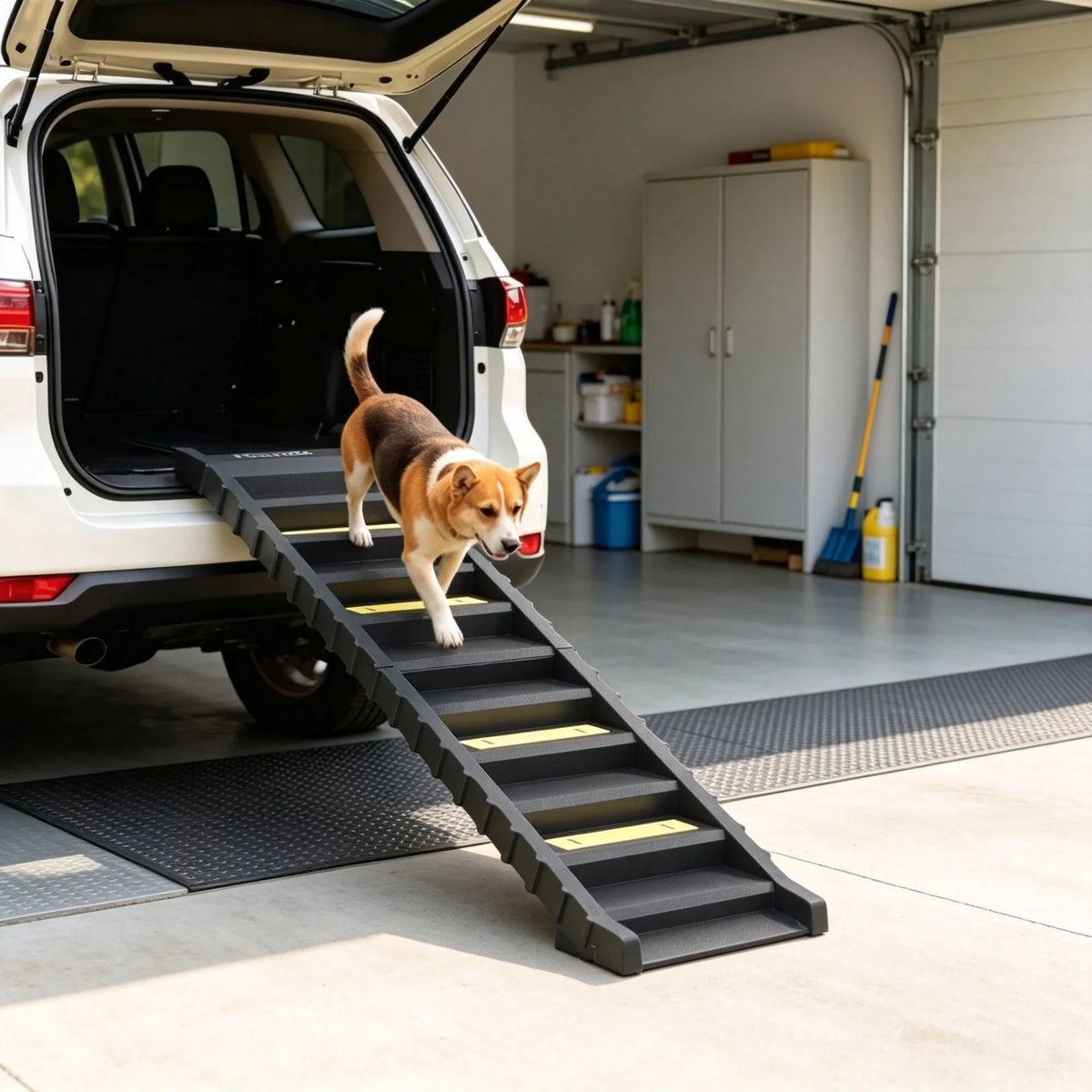 Folding Pet Car Ramp for Easy Access to Vehicles