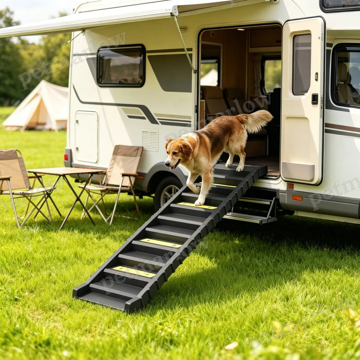 Folding Pet Car Ramp for Easy Access to Vehicles
