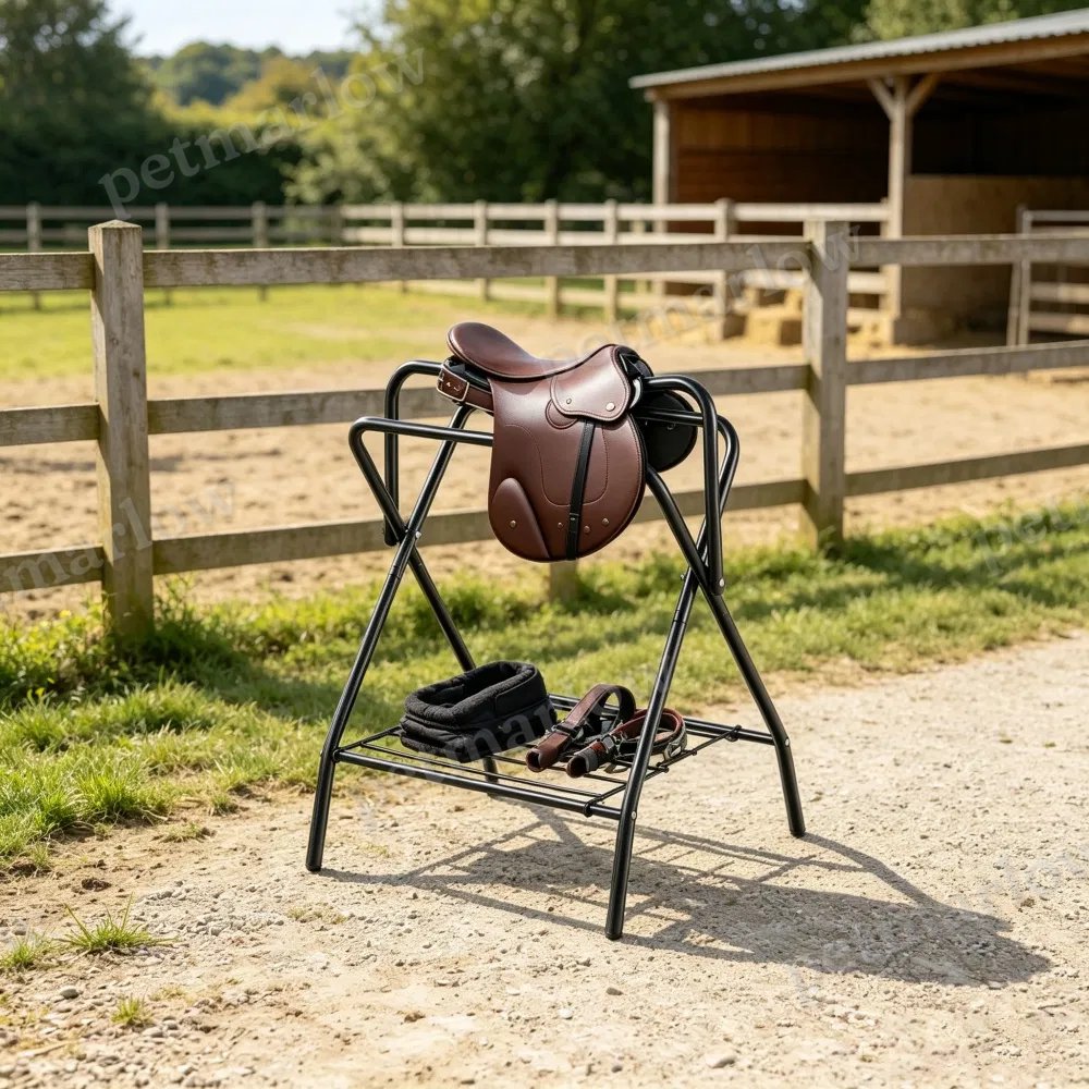 Folding Saddle Rack for Easy Storage and Transport – view 5