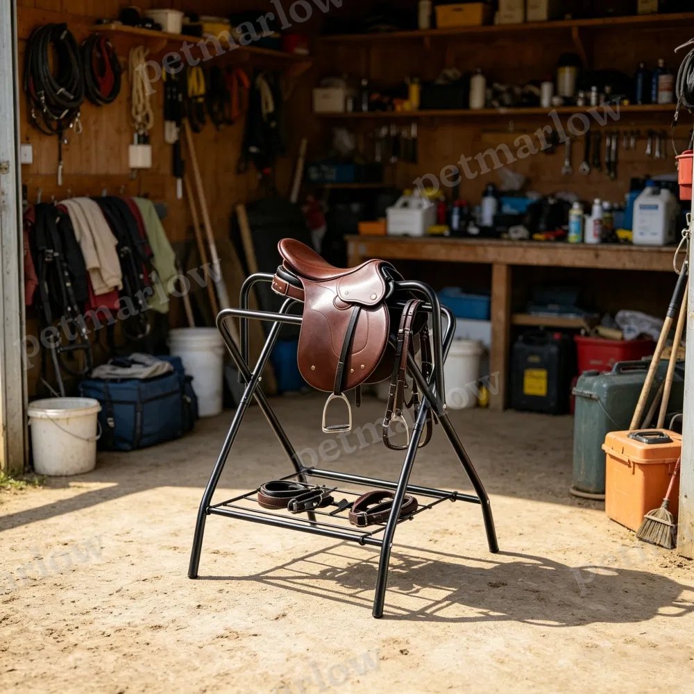 Folding Saddle Rack for Easy Storage and Transport – view 6