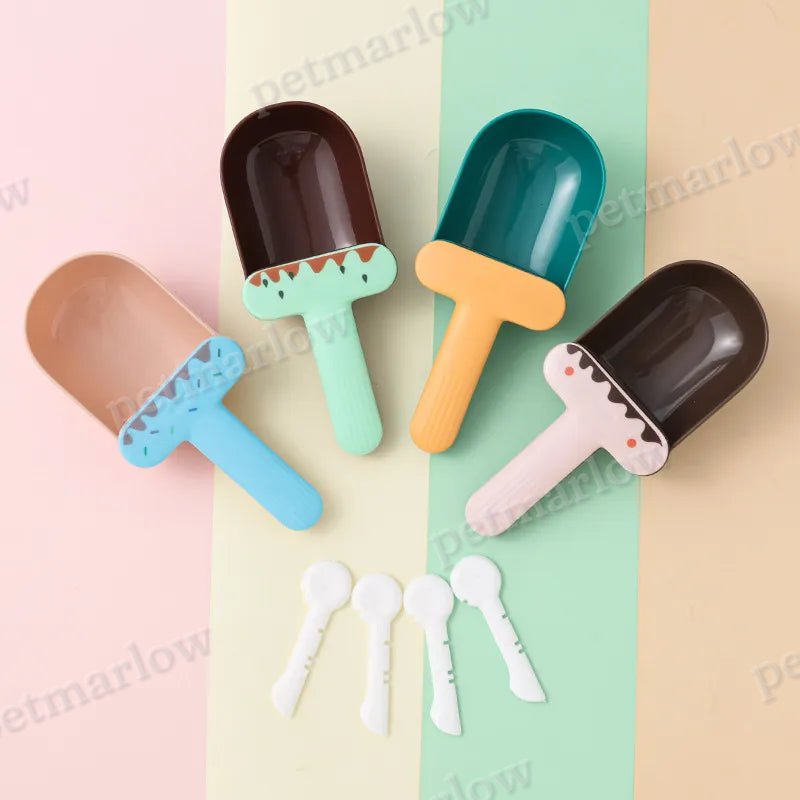 Food Measuring Spoons for Dogs and Cats – Cute Ice Cream Cup Design Food Spoon – view 3