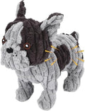 Frenchie Dog Toys Plush Interactive Dog Toy with Crinkle Paper and Squeaker