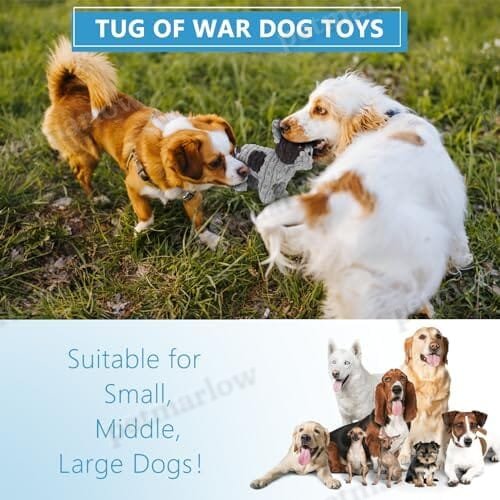Frenchie Dog Toys Plush Interactive Dog Toy with Crinkle Paper and Squeaker – view 6