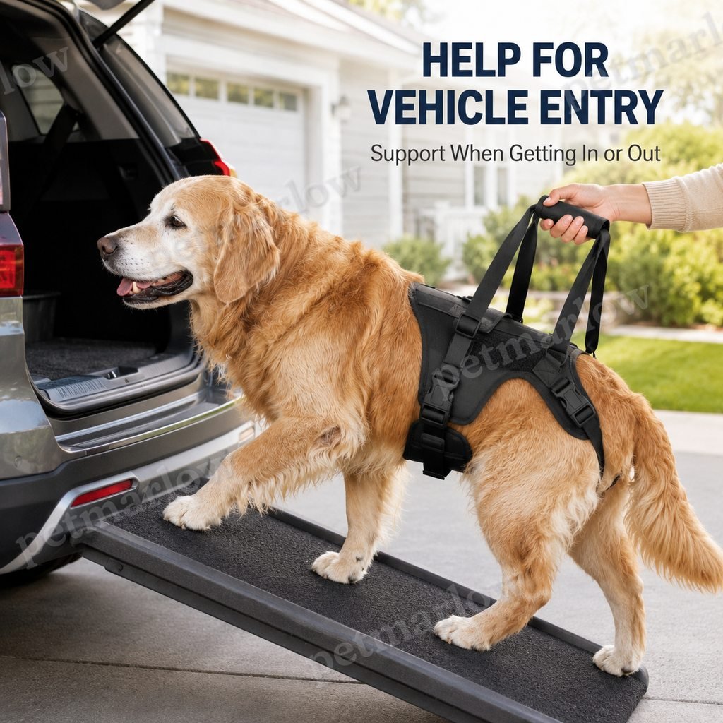 Full-Body Padded Dog Mobility Harness (Adjustable Lift Straps) – view 4
