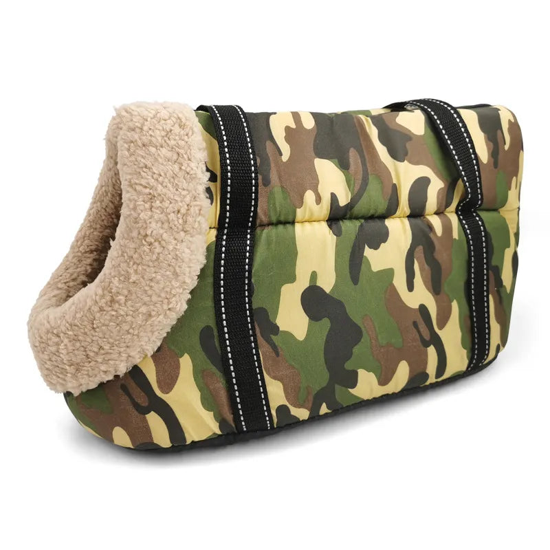 Fun-Design Dog Carrier Bag – Comfortable and Durable for Your Dog – Camouflage / S