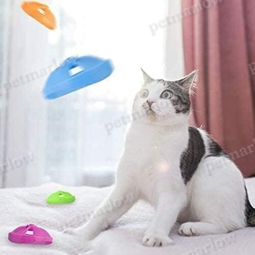 Fun Levels of Interactive Play Cat Toys with 5 Colors Flying Propellers – view 6