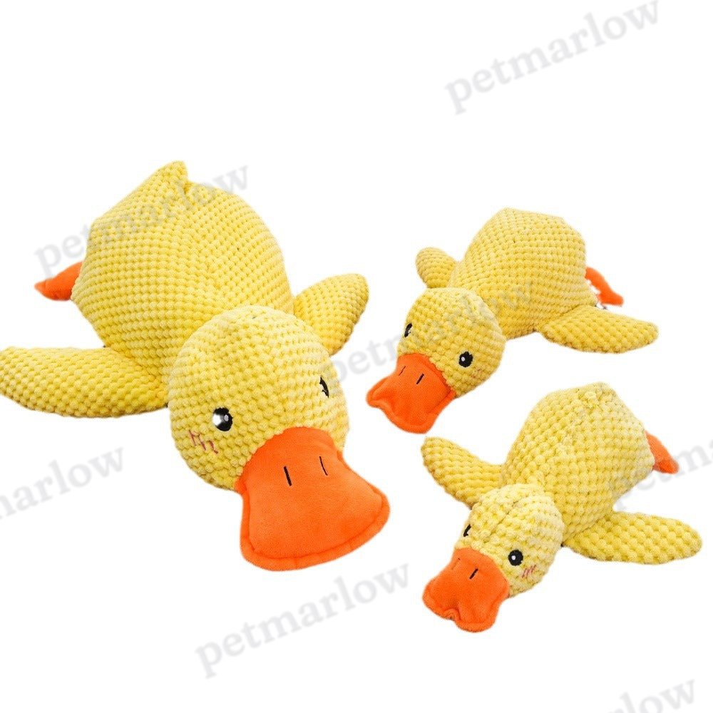 Funny Squeaky Dog Chew Toy Stuffed Duck Animal Plush Dog Toy – view 5