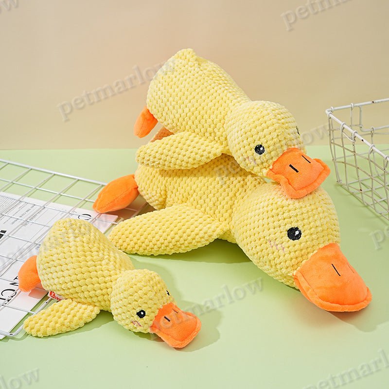 Funny Squeaky Dog Chew Toy Stuffed Duck Animal Plush Dog Toy – view 6