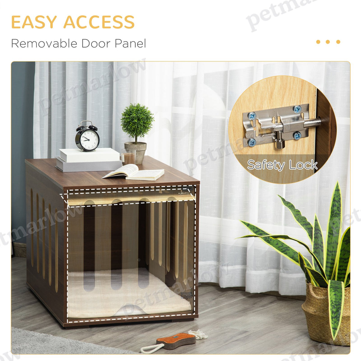 Furniture Style Dog Crate with Removable Door – view 4