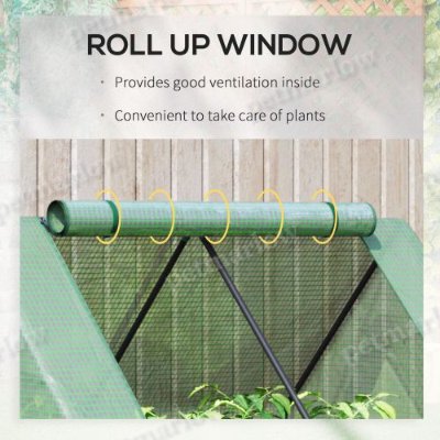 Galvanized Raised Garden Bed With Mini Greenhouse Cover – view 4
