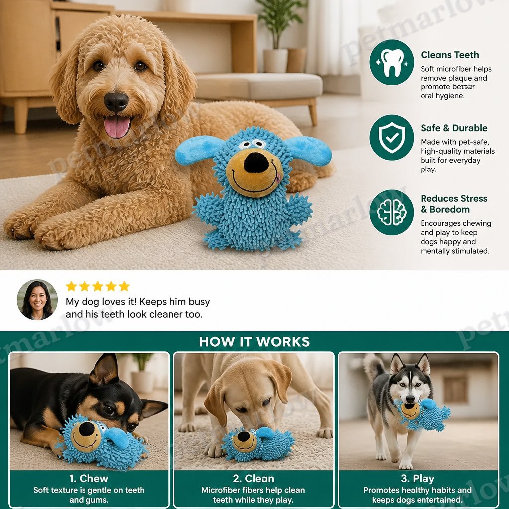 Giggling Dog-Color Tooth-Cleaning Toy – view 5