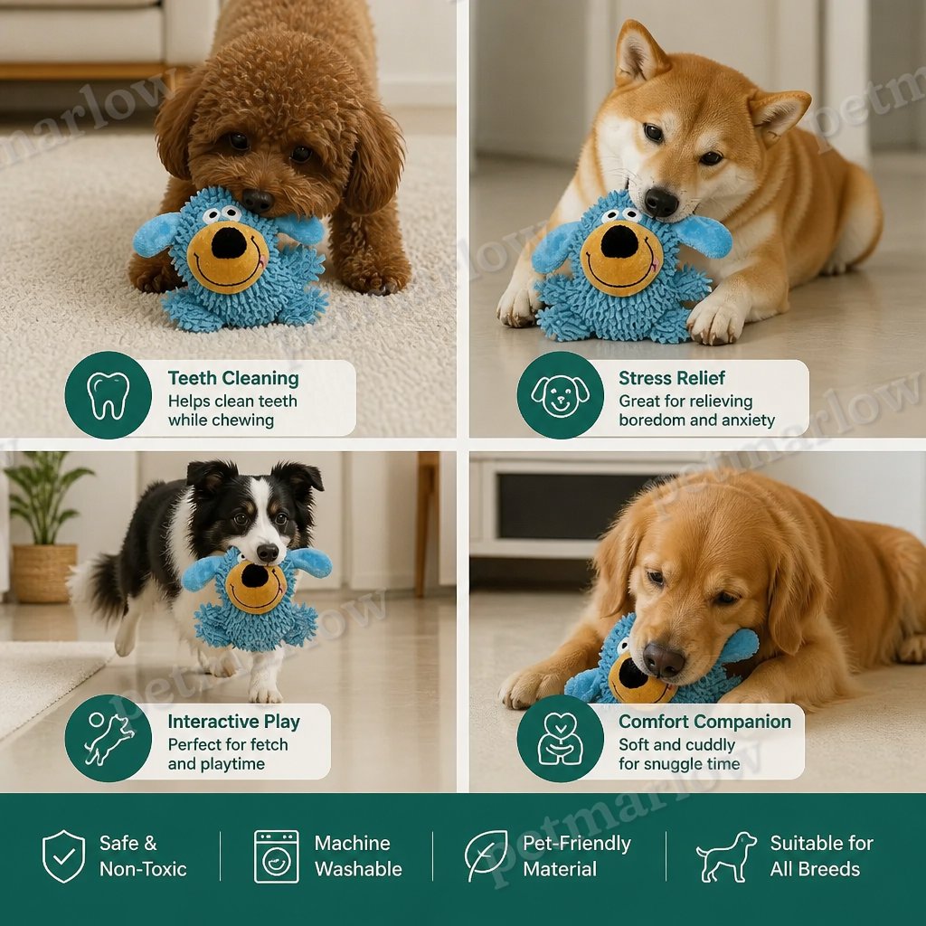 Giggling Dog-Color Tooth-Cleaning Toy – view 6