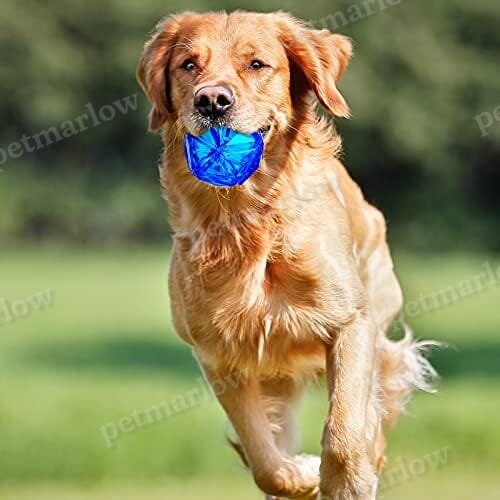 Glow in The Dark Dog Toys Soccer Ball with Straps – view 6