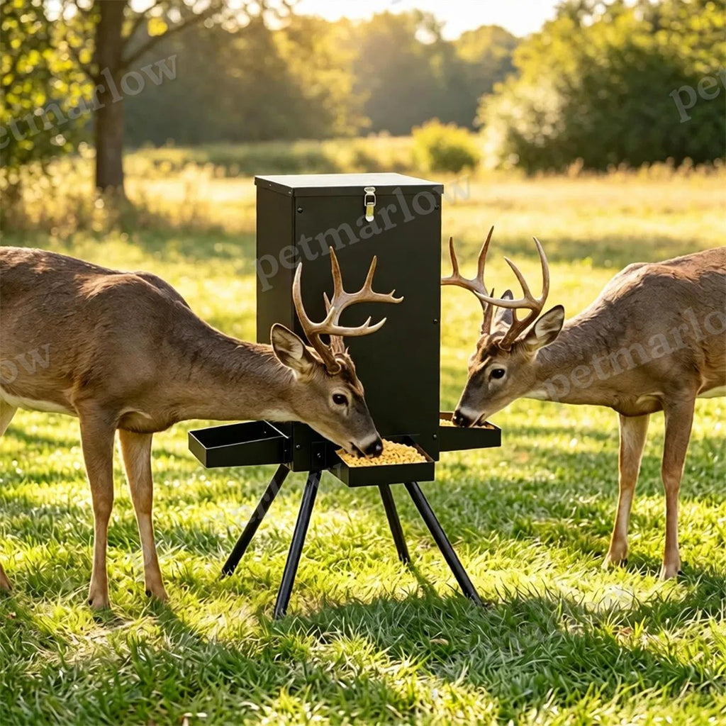 Gravity Deer Feeder with 14 Gallon Capacity and 4 Feeding Trays – view 4
