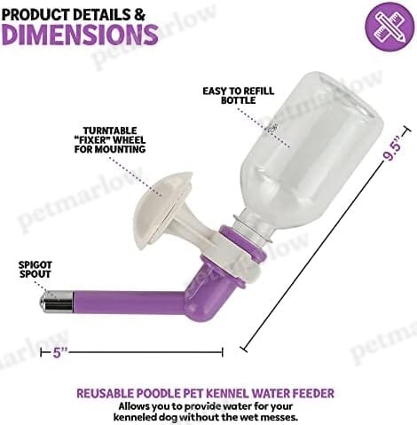 Gravity Hydration Fountain with Spigot Spout for Pets – view 2
