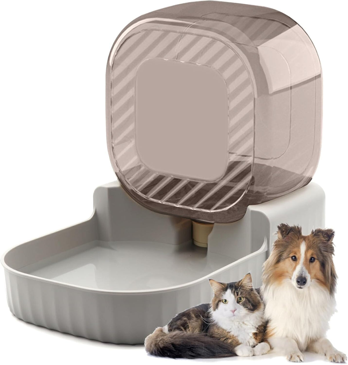 Gravity Water Bowl for Cats 3L Automatic Pet Water Dispenser