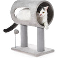 Indoor Cat Tree with Tunnel and Scratching Post for Play