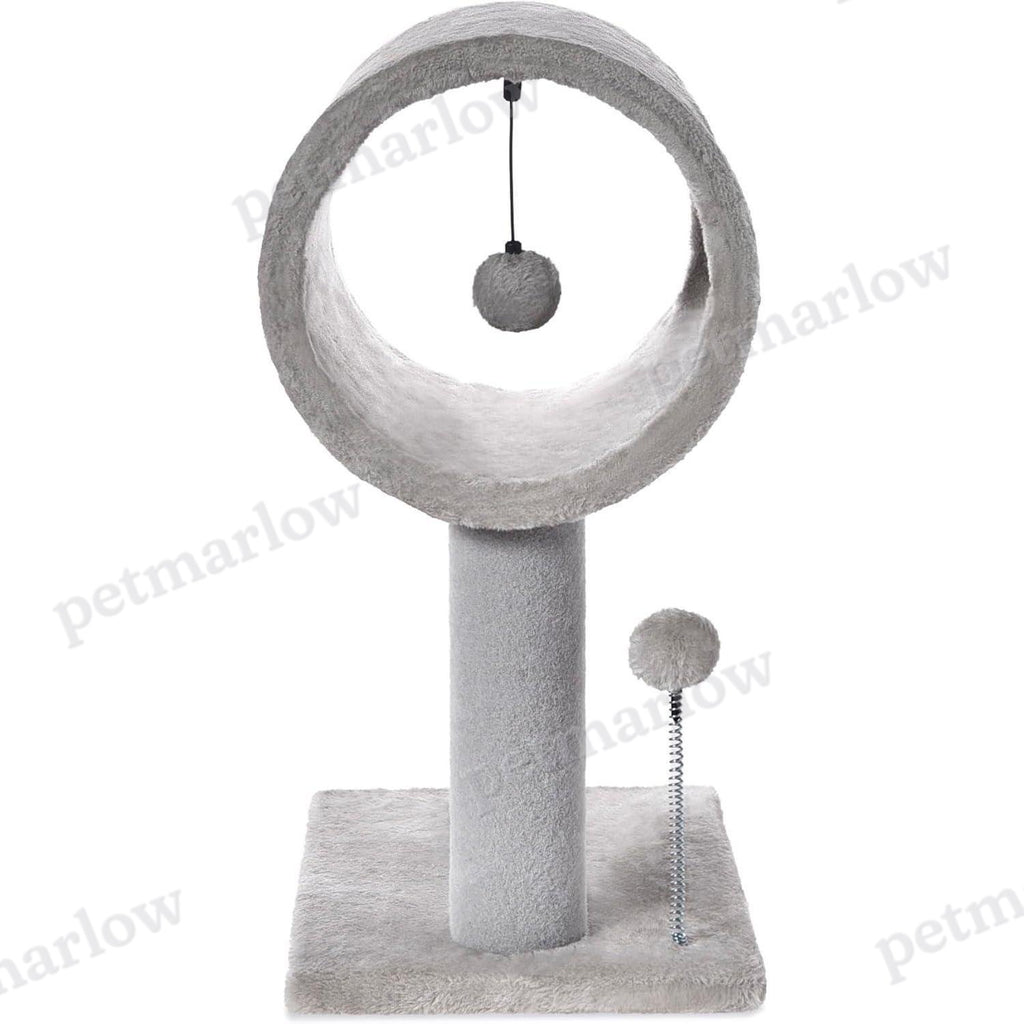 Indoor Cat Tree with Tunnel and Scratching Post for Play – view 3