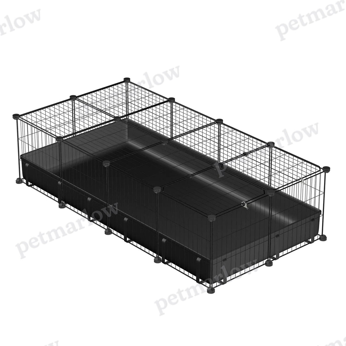 Guinea Pig Cage Playpen with Waterproof Floor Mat – view 3