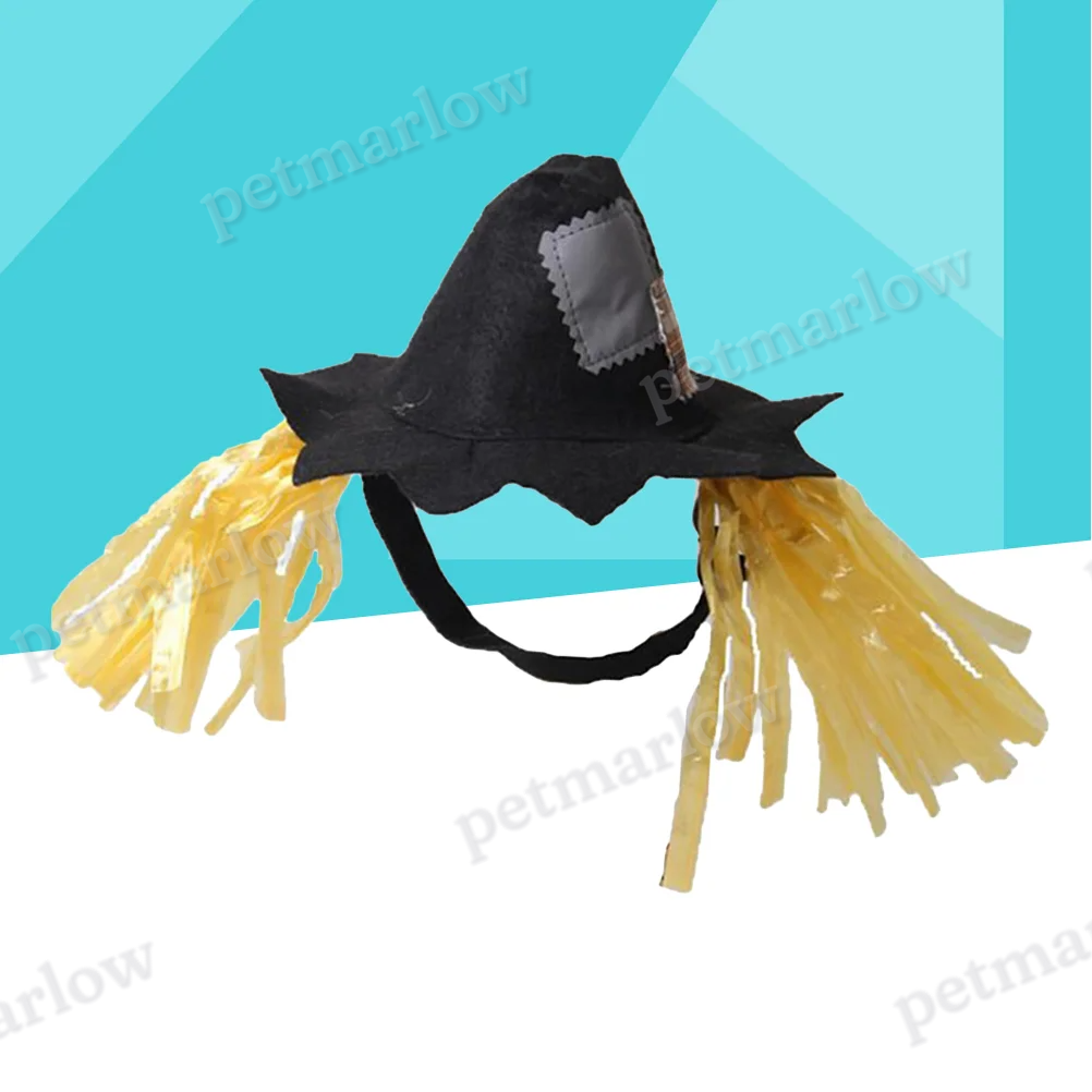 Halloween Costume Scarecrow Hats Pet Holiday Party Supplies – view 3
