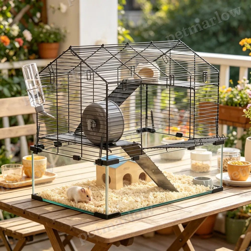 Hamster Cage for Small Animals with Panoramic View – view 5