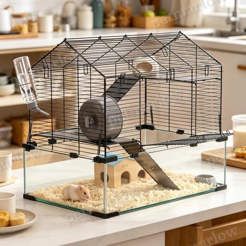 Hamster Cage for Small Animals with Panoramic View – view 6