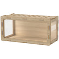 Hamster Cage with Acrylic Panels for Small Animals – Oak / 1085x580x140 mm