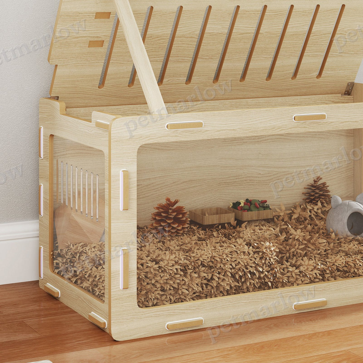 Hamster Cage with Acrylic Panels for Small Animals – view 4