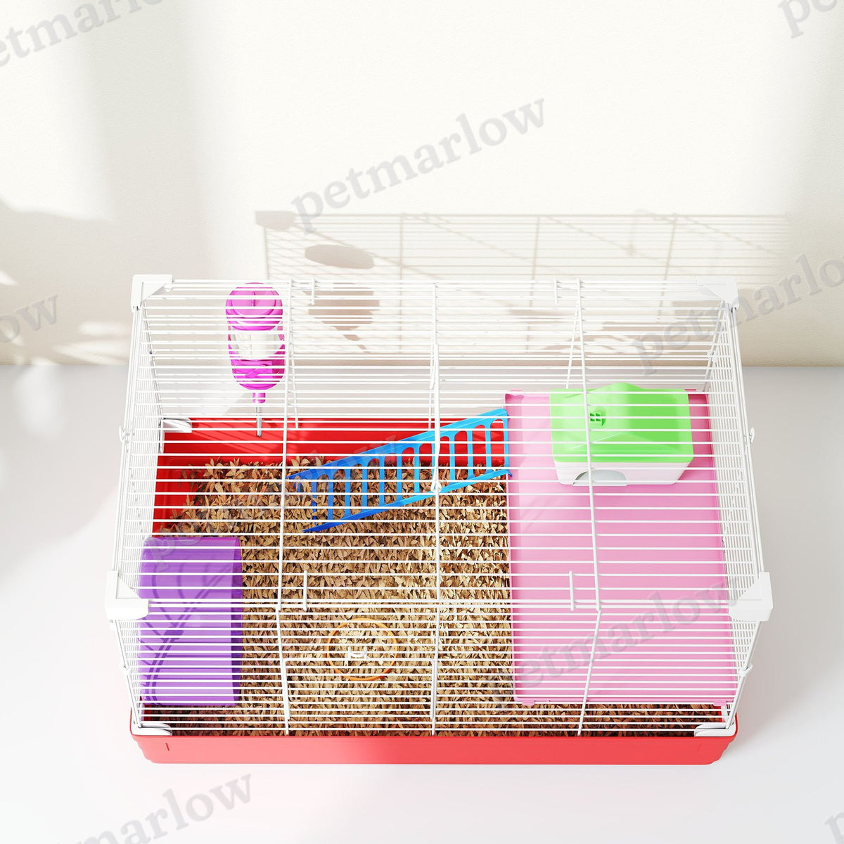 Hamster Cage with Exercise Wheel and Accessories – view 4