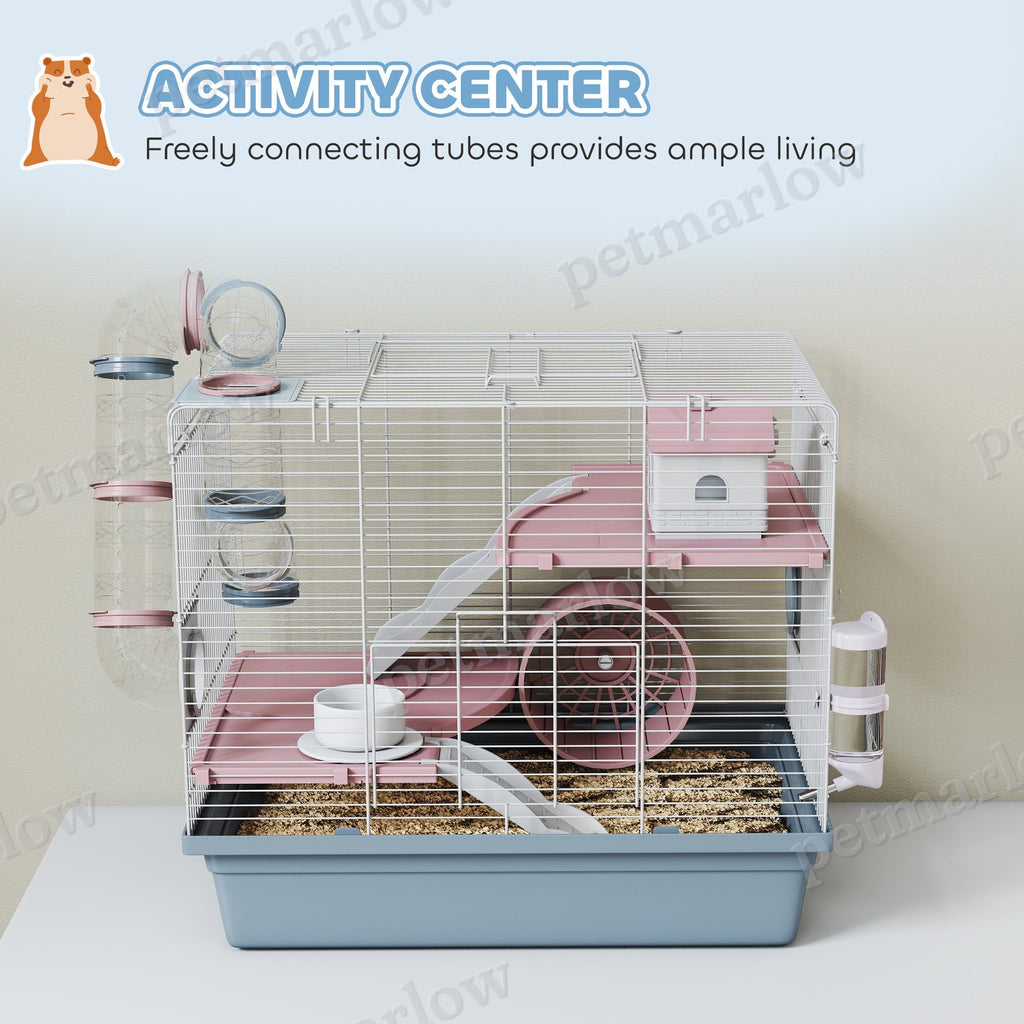 Hamster Cage with Exercise Wheel and Accessories – view 6
