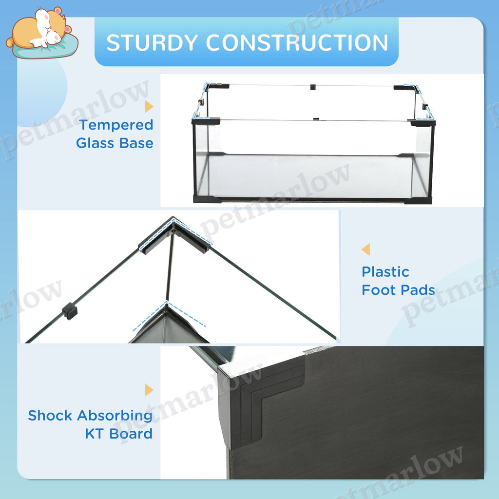Hamster Cage with Glass Basin for Small Pets – view 5
